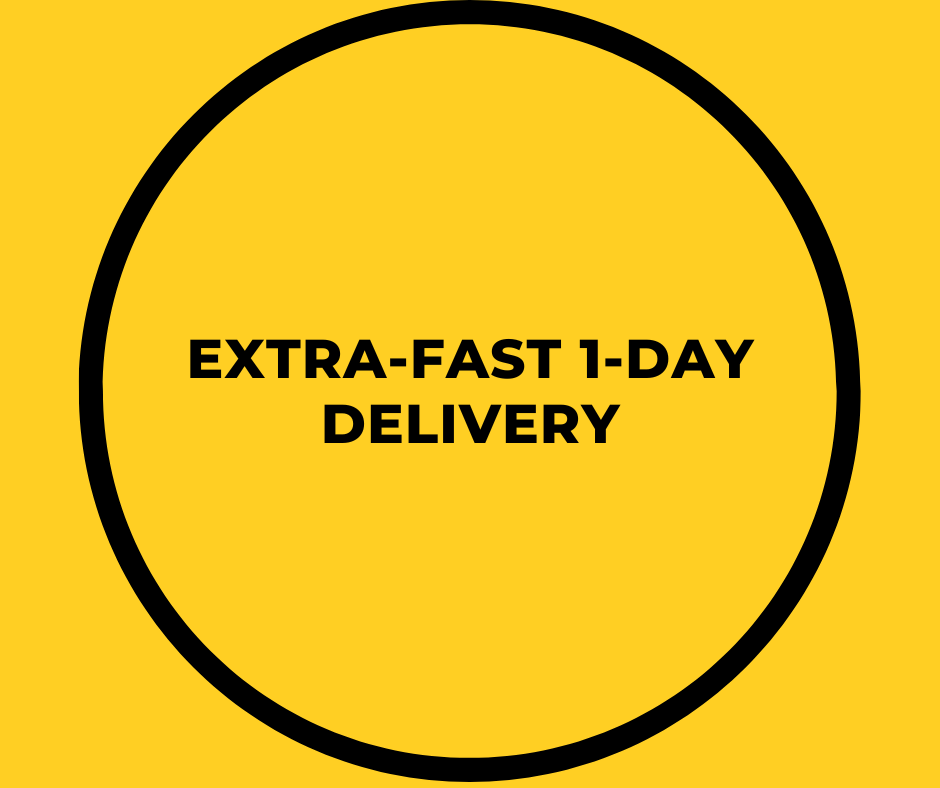 Extra-fast 1-day delivery